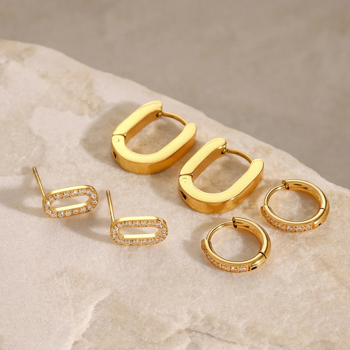[AuraEcho]Ryleigh Diamond Hoop Bundle