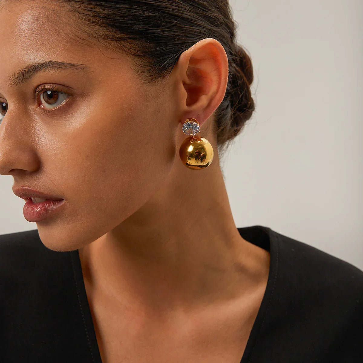 [AuraEcho]Gretta Gold Earrings