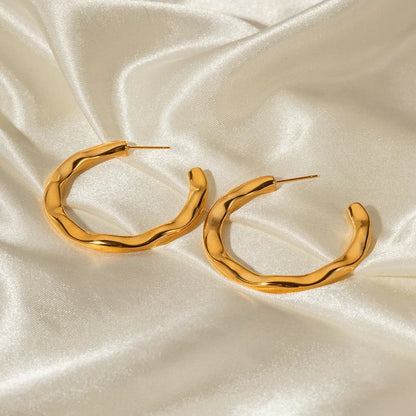 [AuraEcho]Riley Gold Earrings