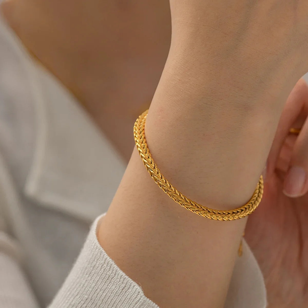 [AuraEcho]Debra Gold Bracelet