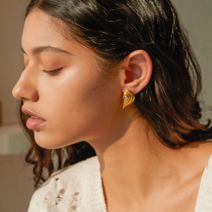 [AuraEcho]Thalia Gold Earrings