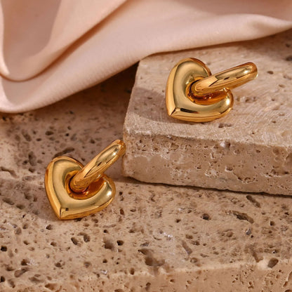 [AuraEcho]Aria's Arrow Gold Earrings