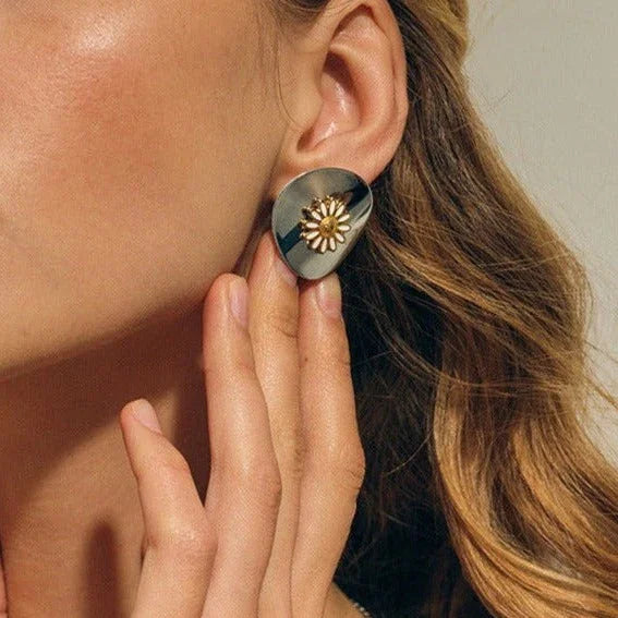 [AuraEcho]Georgiana Gold Earrings