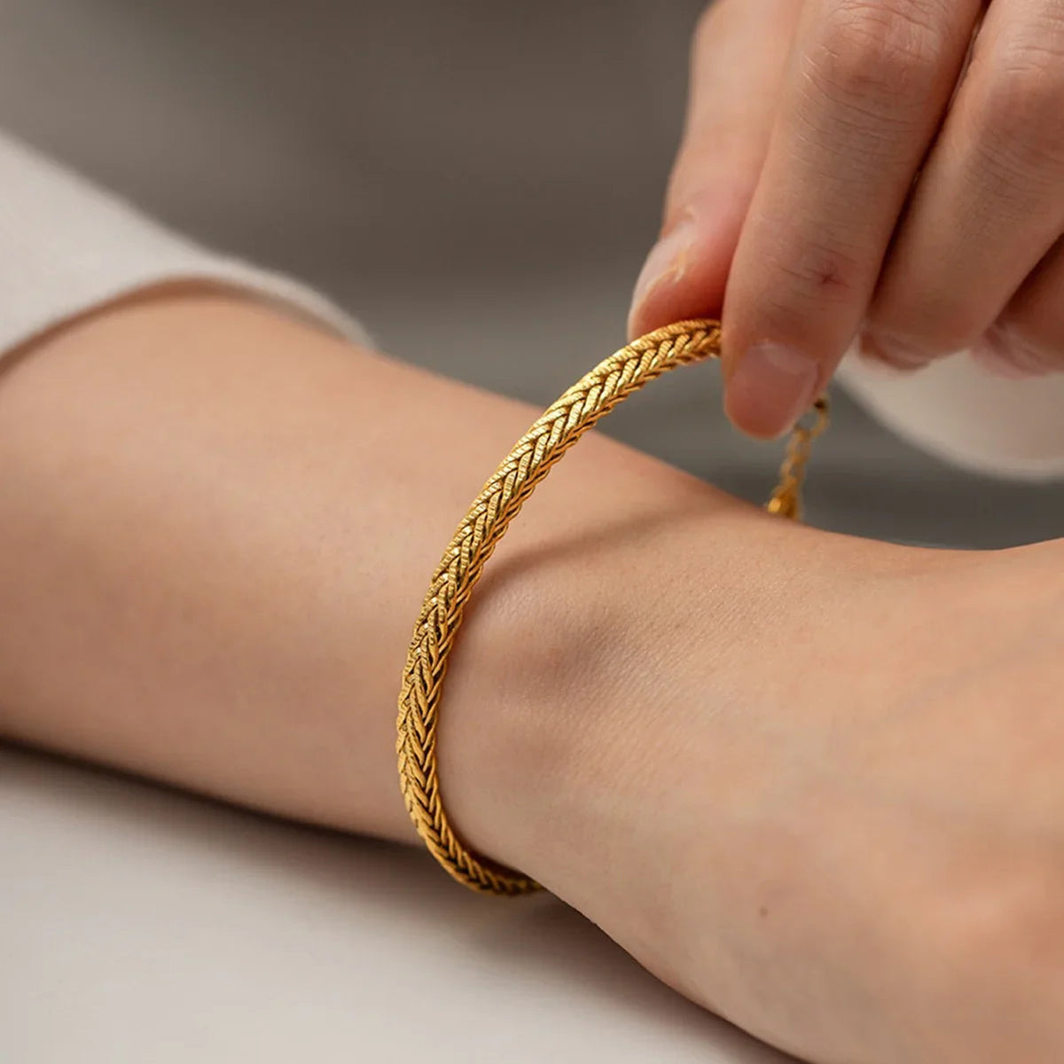 [AuraEcho]Debra Gold Bracelet