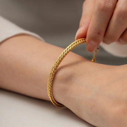 [AuraEcho]Debra Gold Bracelet