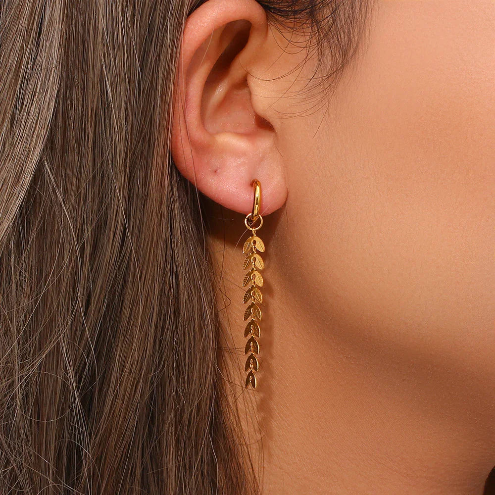 [AuraEcho]Faith Fishtail Earrings