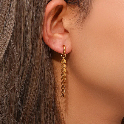[AuraEcho]Faith Fishtail Earrings