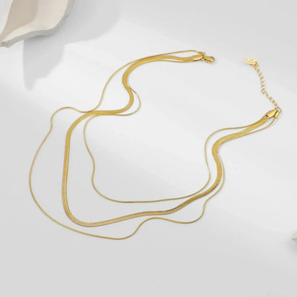[AuraEcho]Zafina Gold Necklace
