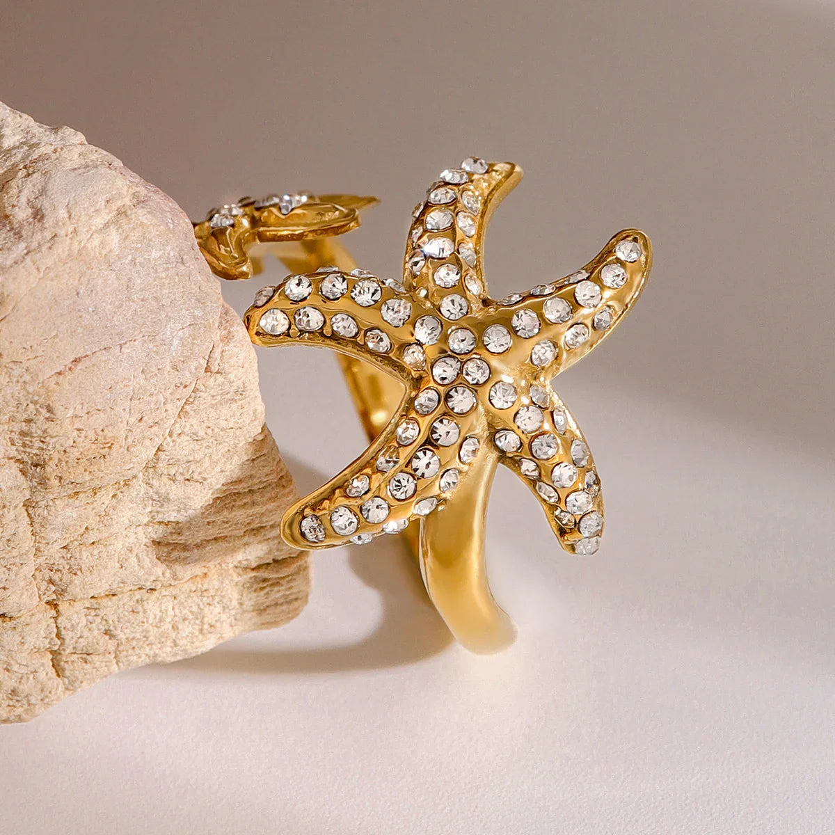 [AuraEcho]Marina Starfish Diamond Ring