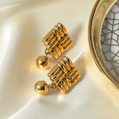 [AuraEcho]Alba Gold Earrings