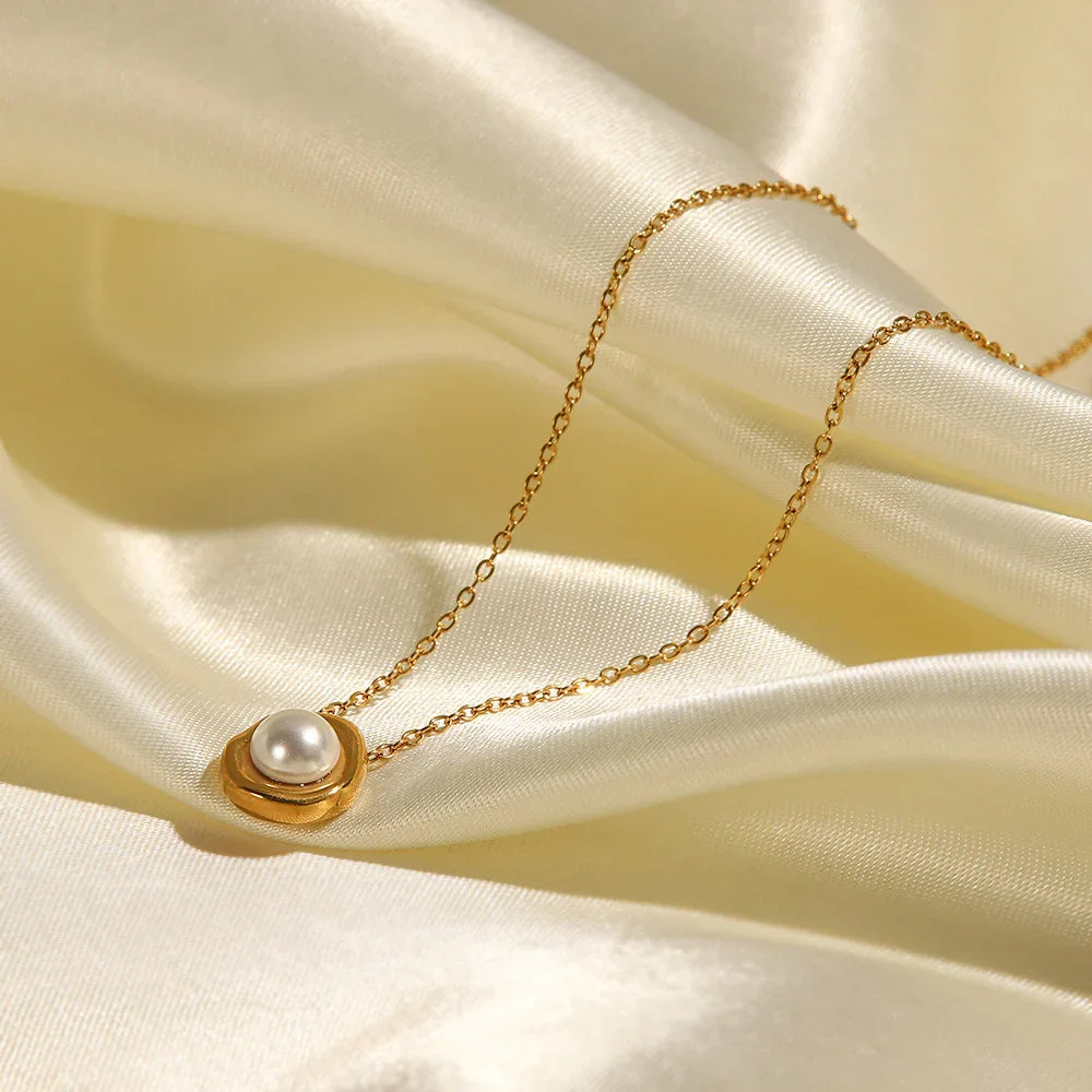 [AuraEcho]Nancy Freshwater Pearl Necklace