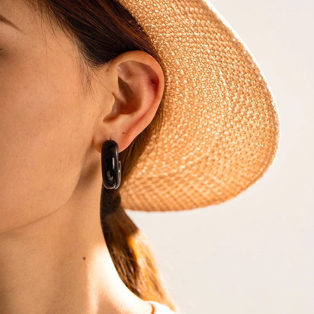 [AuraEcho]Natalia Chunky Gold Hoops