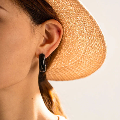 [AuraEcho]Natalia Chunky Gold Hoops