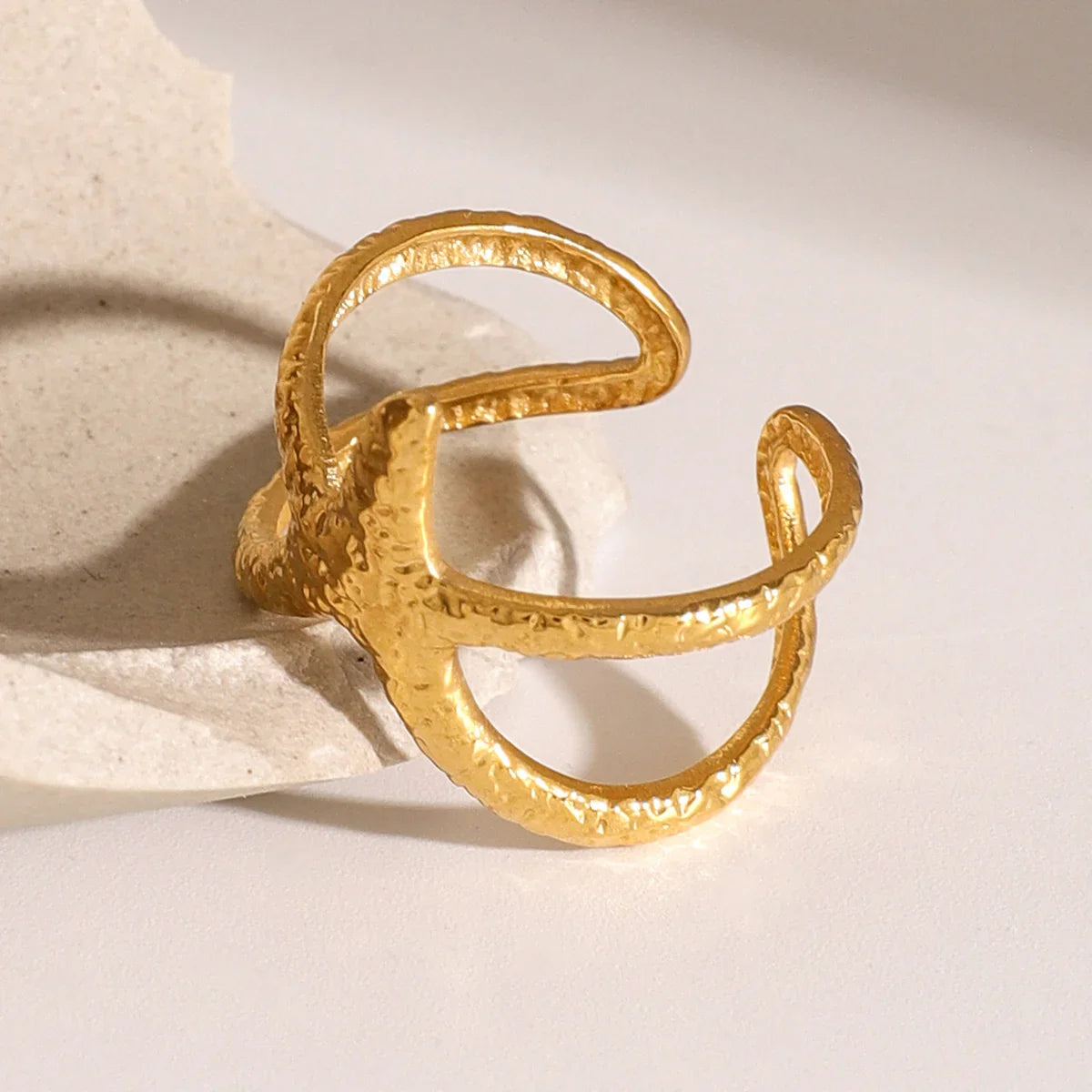 [AuraEcho]Aurelie Gold Starfish Ring