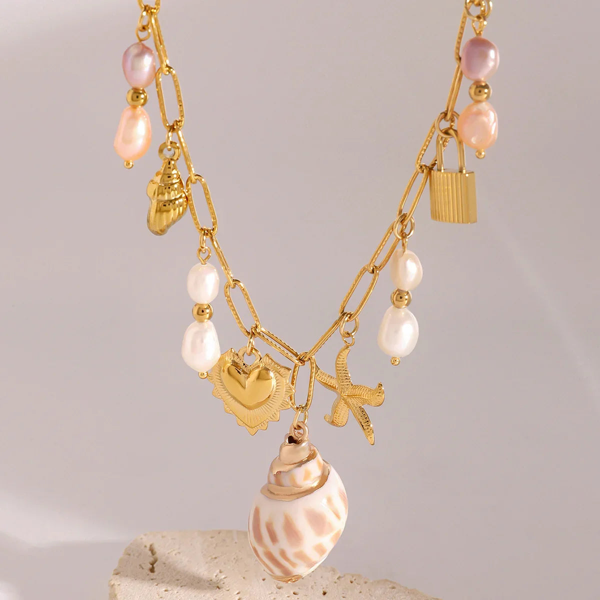 [AuraEcho]Pacific Freshwater Pearl Necklace