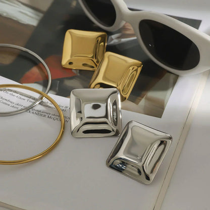 [AuraEcho]Fischer Chunky Pillow Earrings