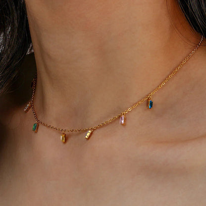 [AuraEcho]Josephine Gemstone Necklace