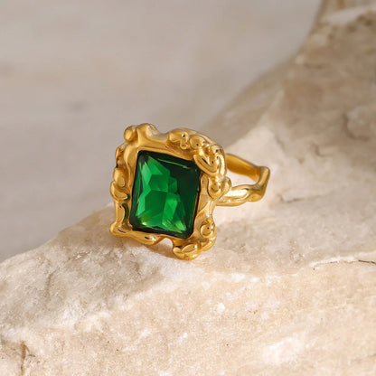 [AuraEcho]Priscilla Emerald Ring