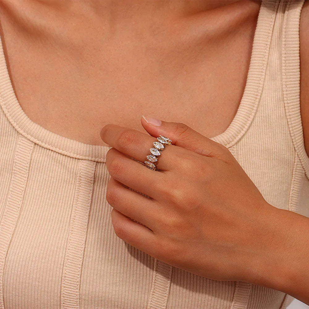 [AuraEcho]Genevieve Diamond Ring