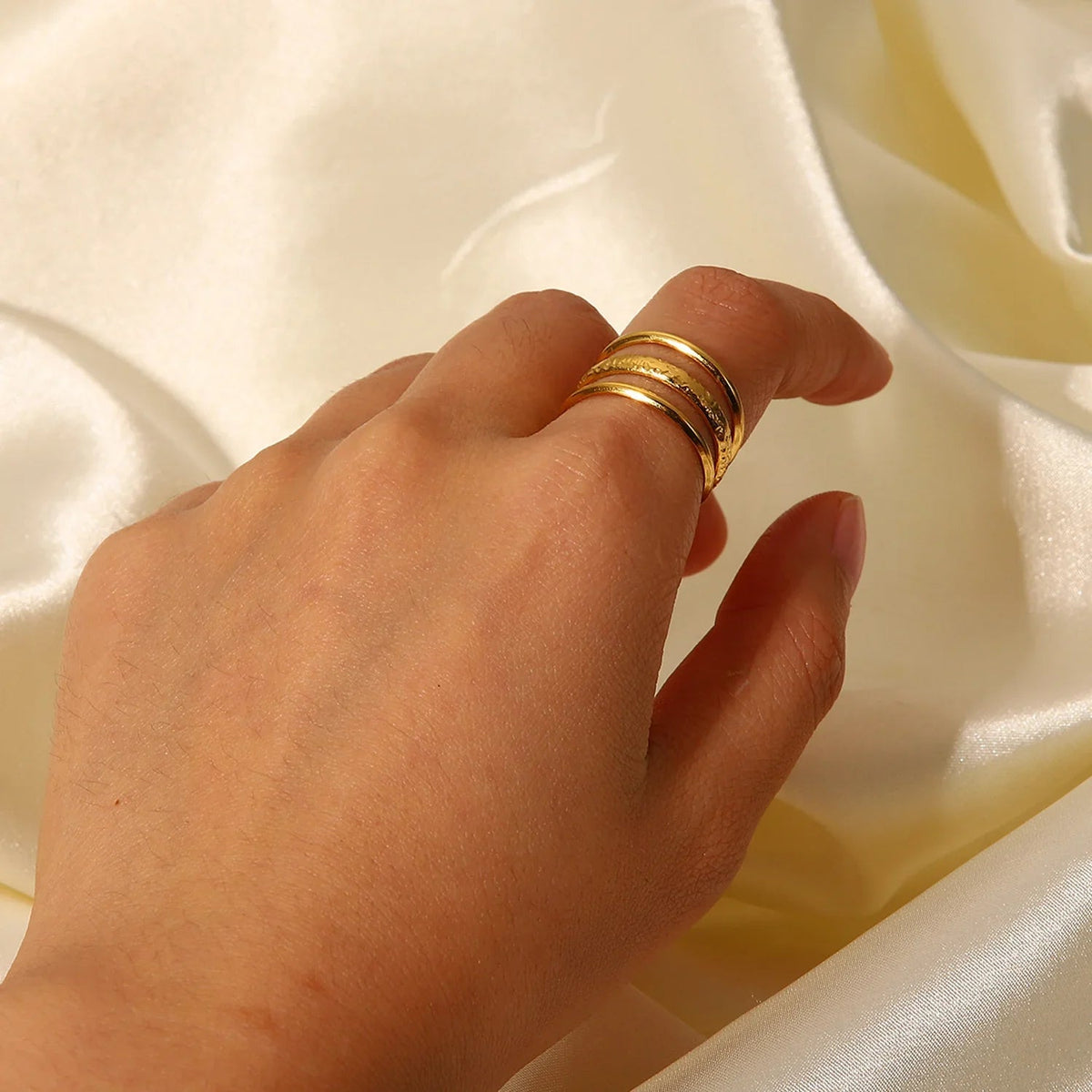 [AuraEcho]Shirley Gold Ring