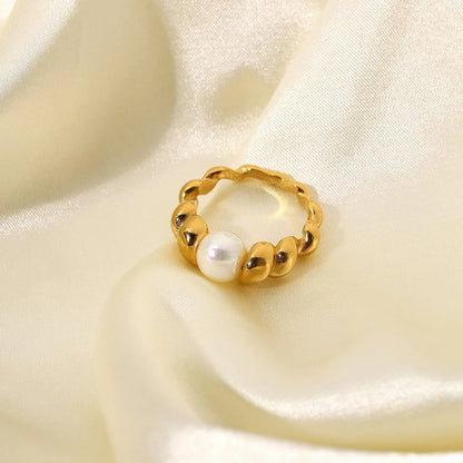 [AuraEcho]Scarlett Freshwater Pearl Ring