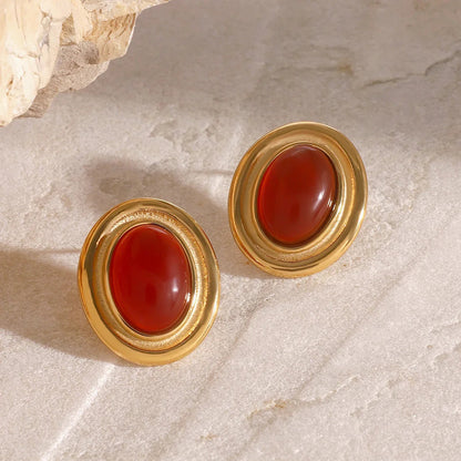 [AuraEcho]Fresca Gemstone Earrings