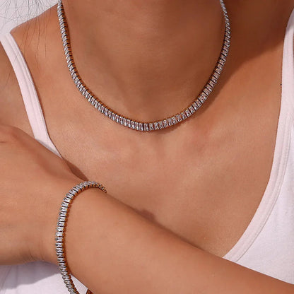 [AuraEcho]Zora Diamond Necklace
