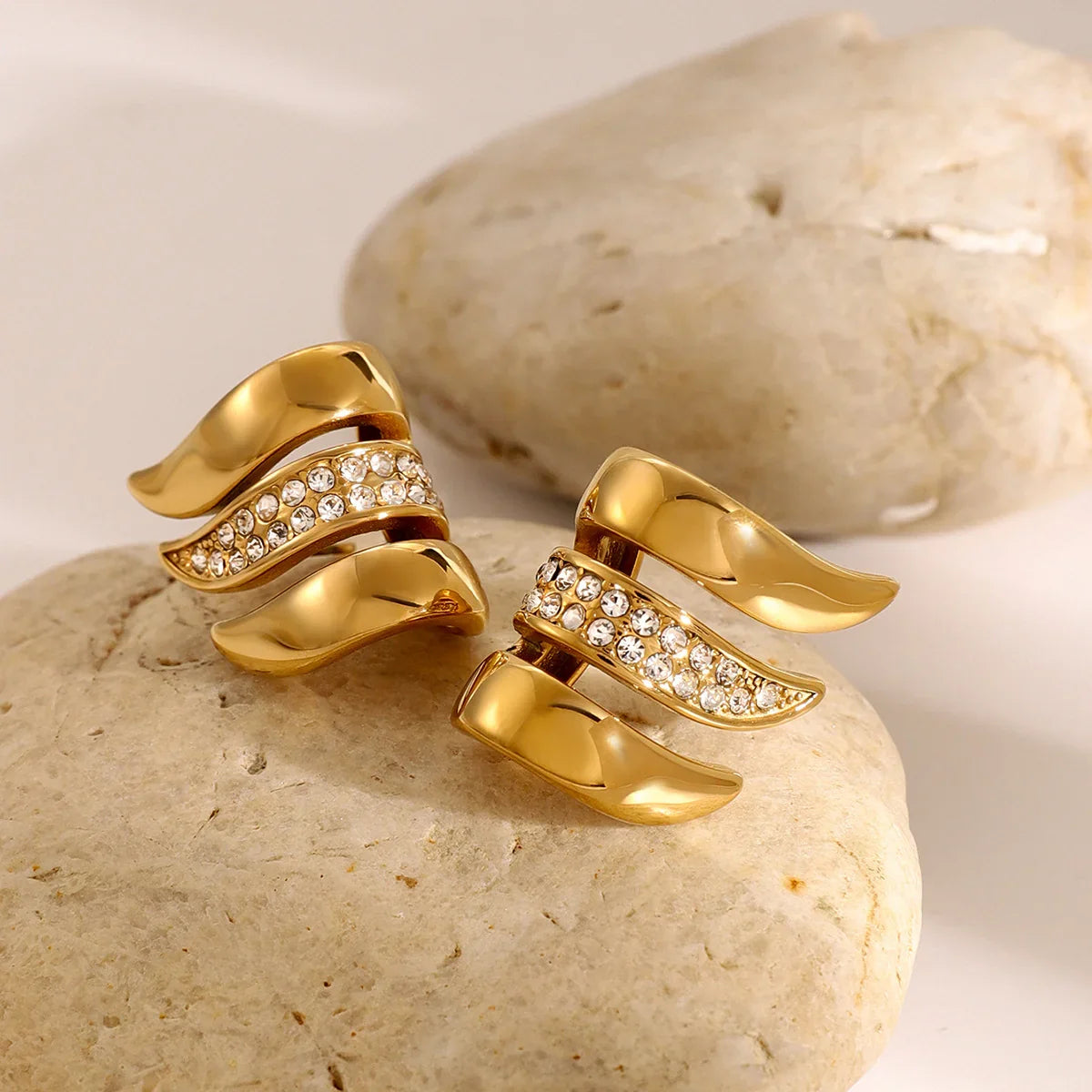 [AuraEcho]Charmaine Gold Earrings