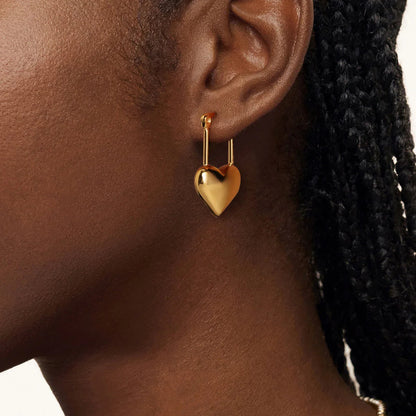 [AuraEcho]Jessamine Heart Earrings