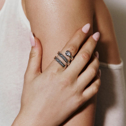 [AuraEcho]Davina Gold Serpent Ring