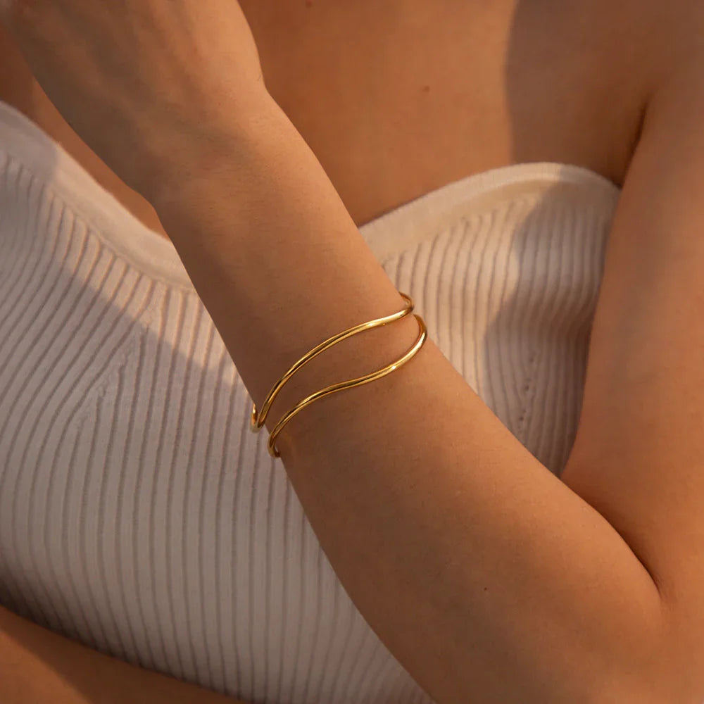 [AuraEcho]Dakota Gold Bracelet