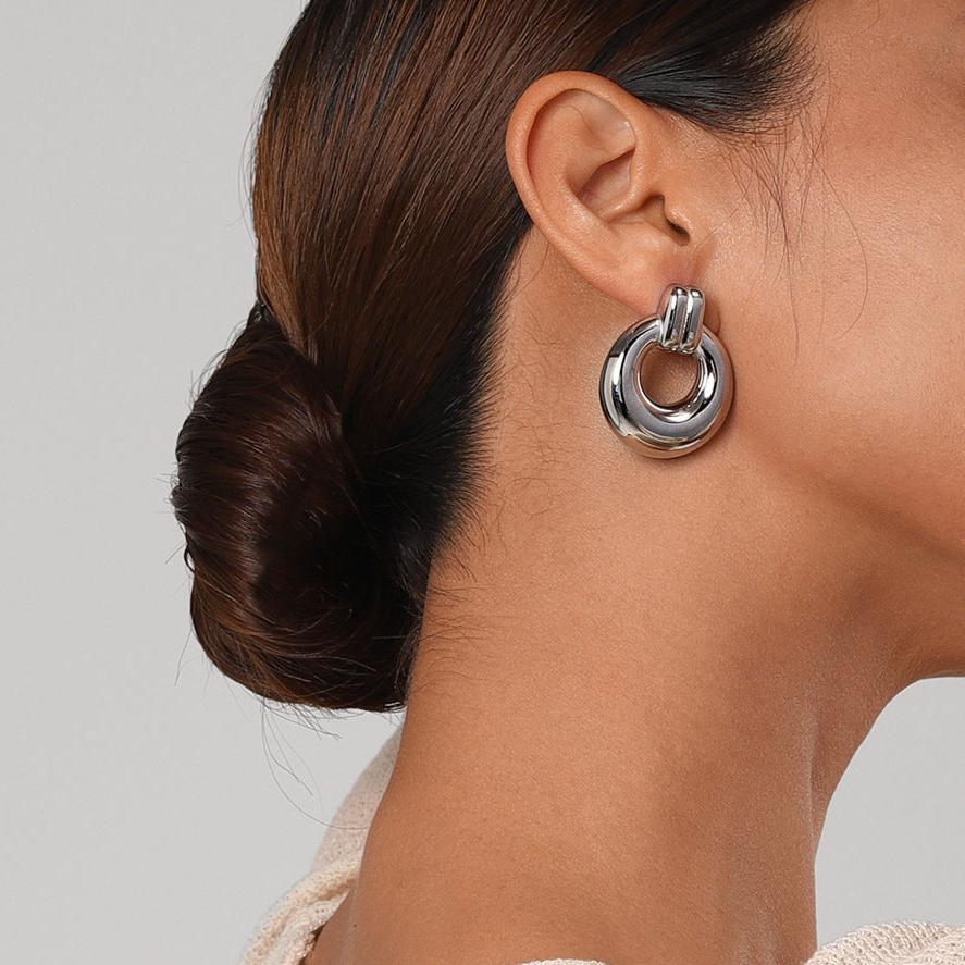 [AuraEcho]Lillian Silver Earrings