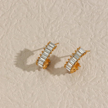 [AuraEcho]Agnes Diamond Earrings