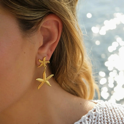 [AuraEcho]Moana Gold Earrings