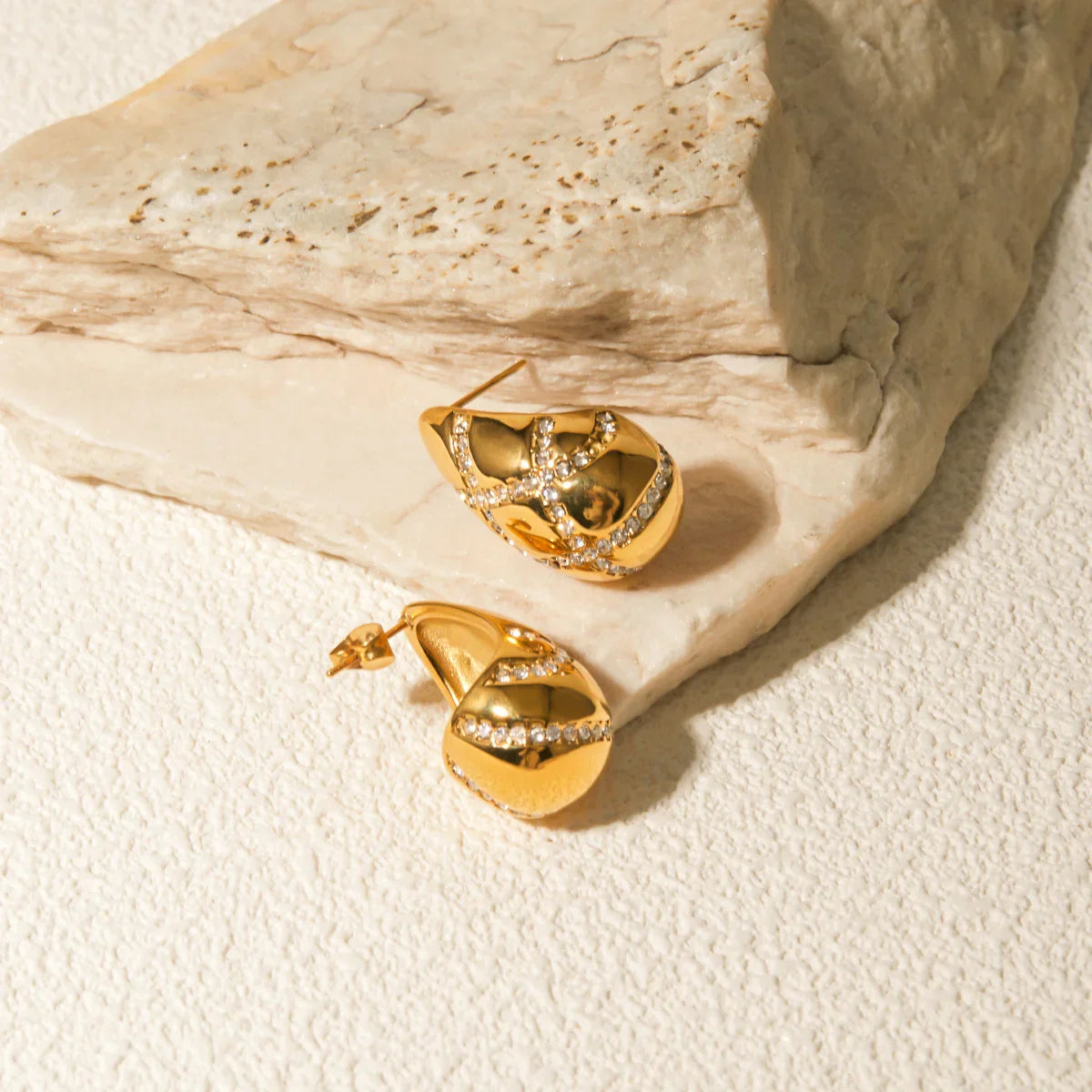 [AuraEcho]Linnea Gold Earrings