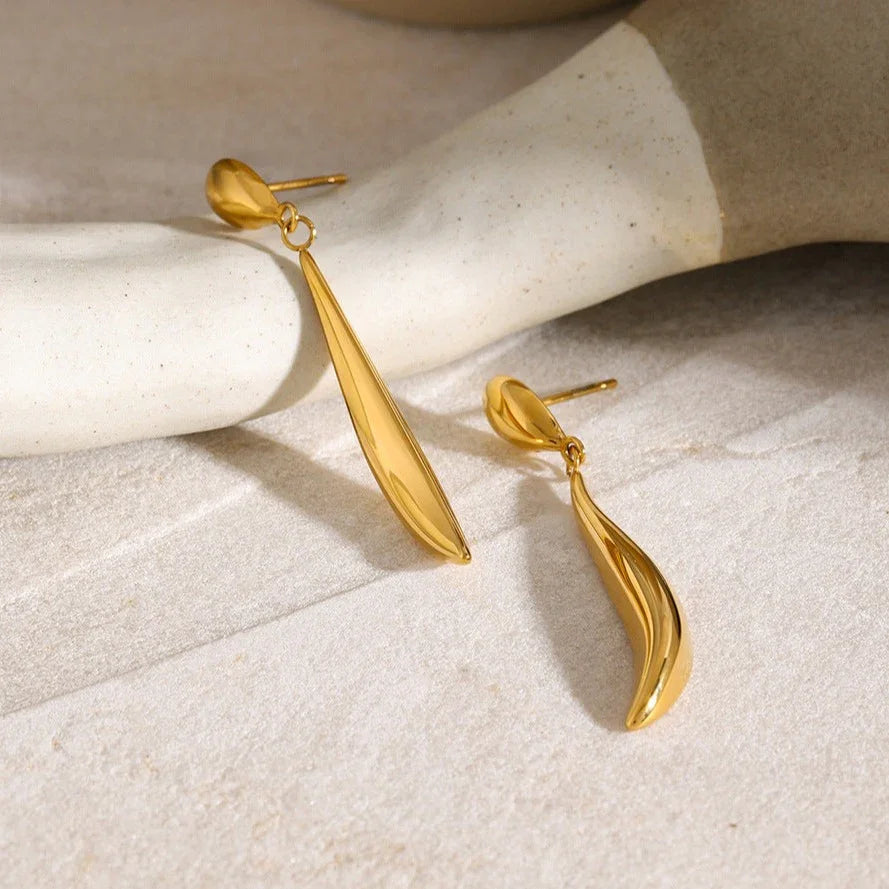 [AuraEcho]Aspen Gold Earrings
