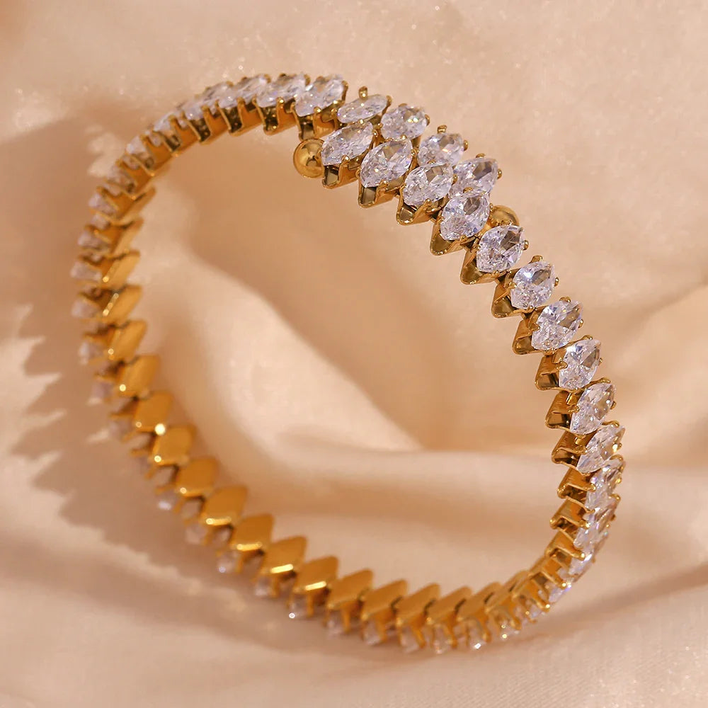 [AuraEcho]Genevieve Diamond Bracelet