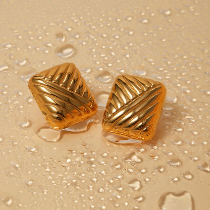 [AuraEcho]Inez Gold Earrings