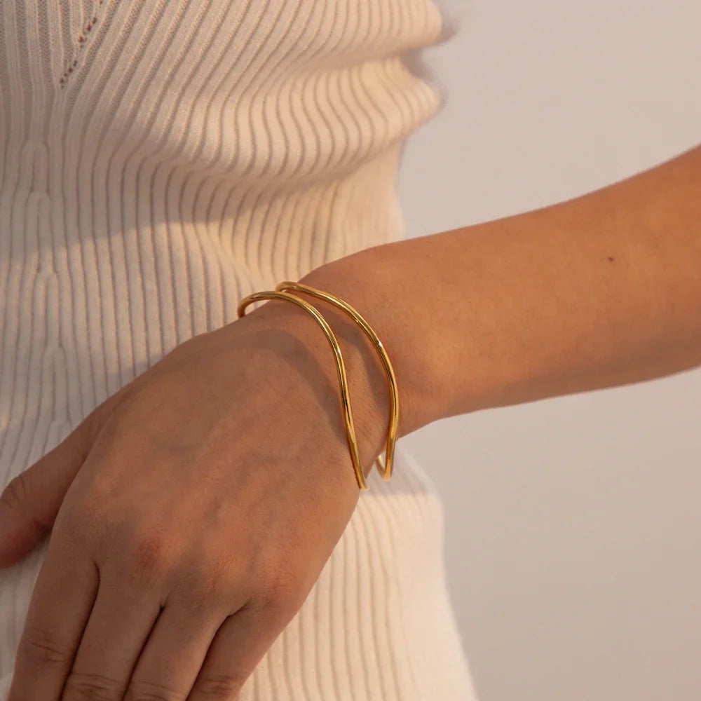 [AuraEcho]Dakota Gold Bracelet