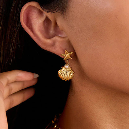 [AuraEcho]Bernadette Freshwater Pearl Earrings