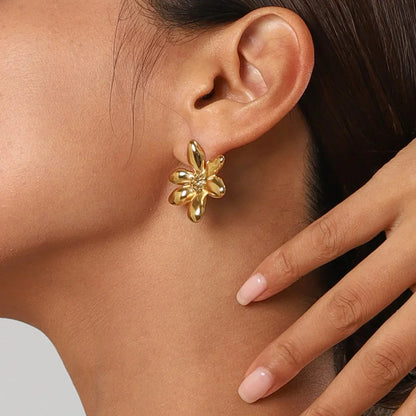 [AuraEcho]Cadence Gold Earrings