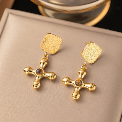 [AuraEcho]Della Gold Earrings