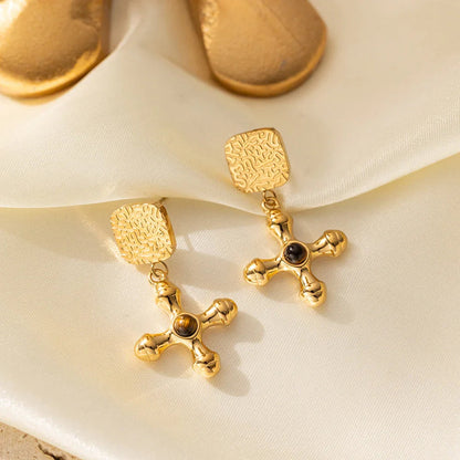 [AuraEcho]Della Gold Earrings