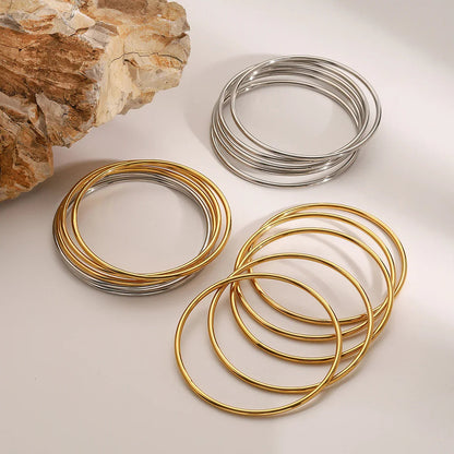 [AuraEcho]Shannon Gold Bangle Set