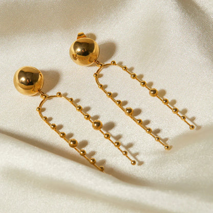 [AuraEcho]Amabel Gold Earrings