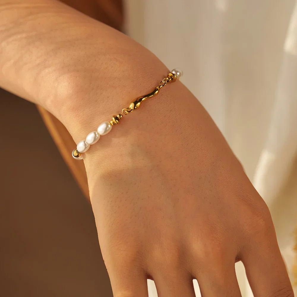 [AuraEcho]Dominique Freshwater Pearl Bracelet