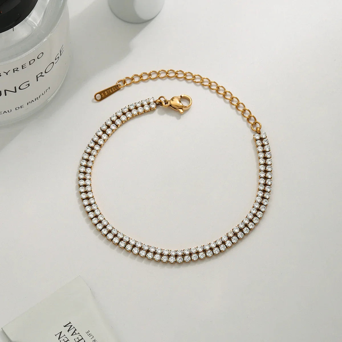 [AuraEcho]Celene Layered Tennis Bracelet