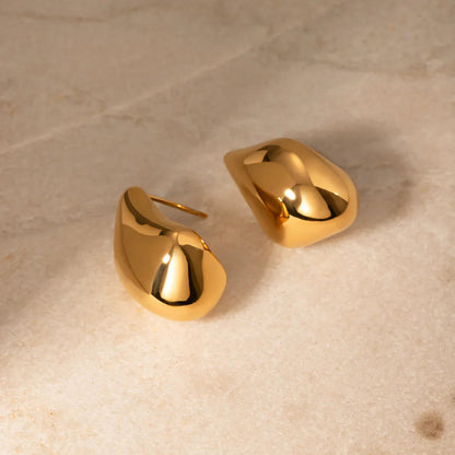[AuraEcho]Selena Gold Earrings