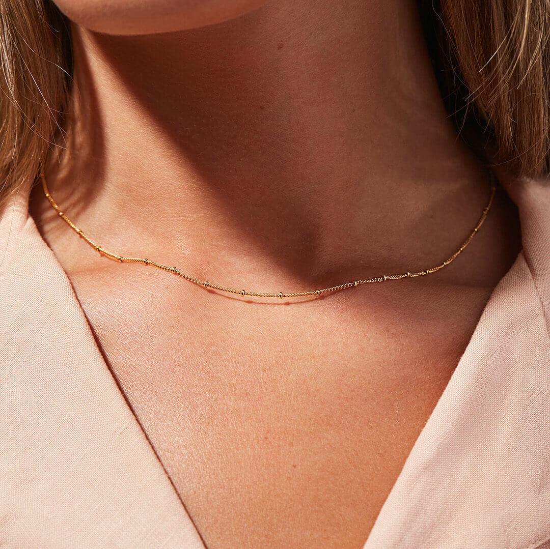 [AuraEcho]Julia Gold Chain Necklace