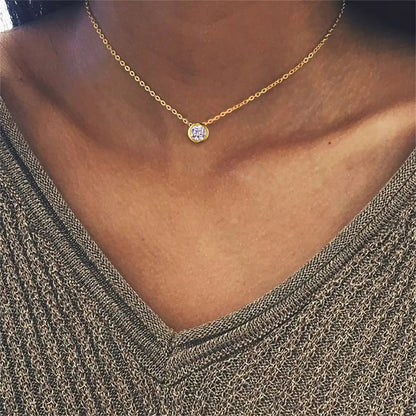 [AuraEcho]Amelia Birthstone Necklace